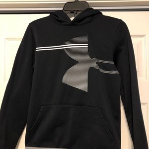 Boys Black Under Armour Hoodie